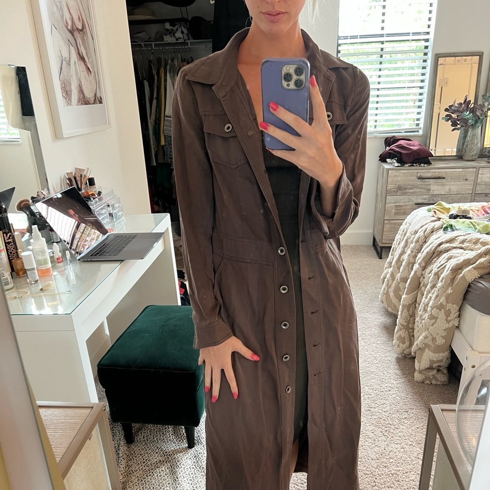 ❌SOLD❌  W by Worth Denim Trench Coat